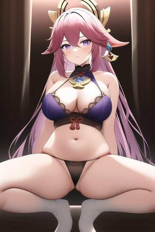 サンプル画像5:「健全な」八重神子2(歪) [d_258282]