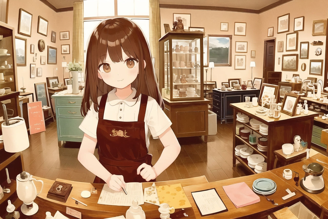 サンプル画像1:気になるショップの店員さんと仲良くなってエッチする(ふぁんらぼ) [d_258331]