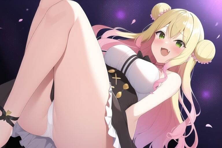 サンプル画像3:ホロライブ 桃鈴ね◯と個別撮影会をしたらパンチラし過ぎなイラスト画像集100枚(カナリヤ工房) [d_258463]