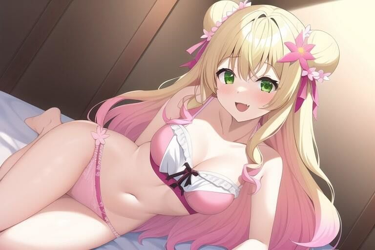 サンプル画像5:ホロライブ 桃鈴ね◯と個別撮影会をしたらパンチラし過ぎなイラスト画像集100枚(カナリヤ工房) [d_258463]