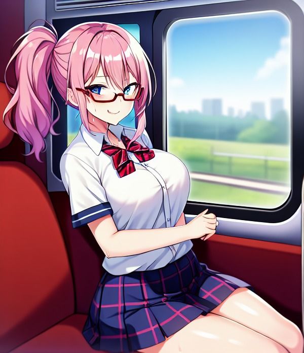 サンプル画像2:電車の中で女の子をコソコソ視姦していたら向こうに気付かれて・・・(スエーニョ・インスティトゥート) [d_258570]