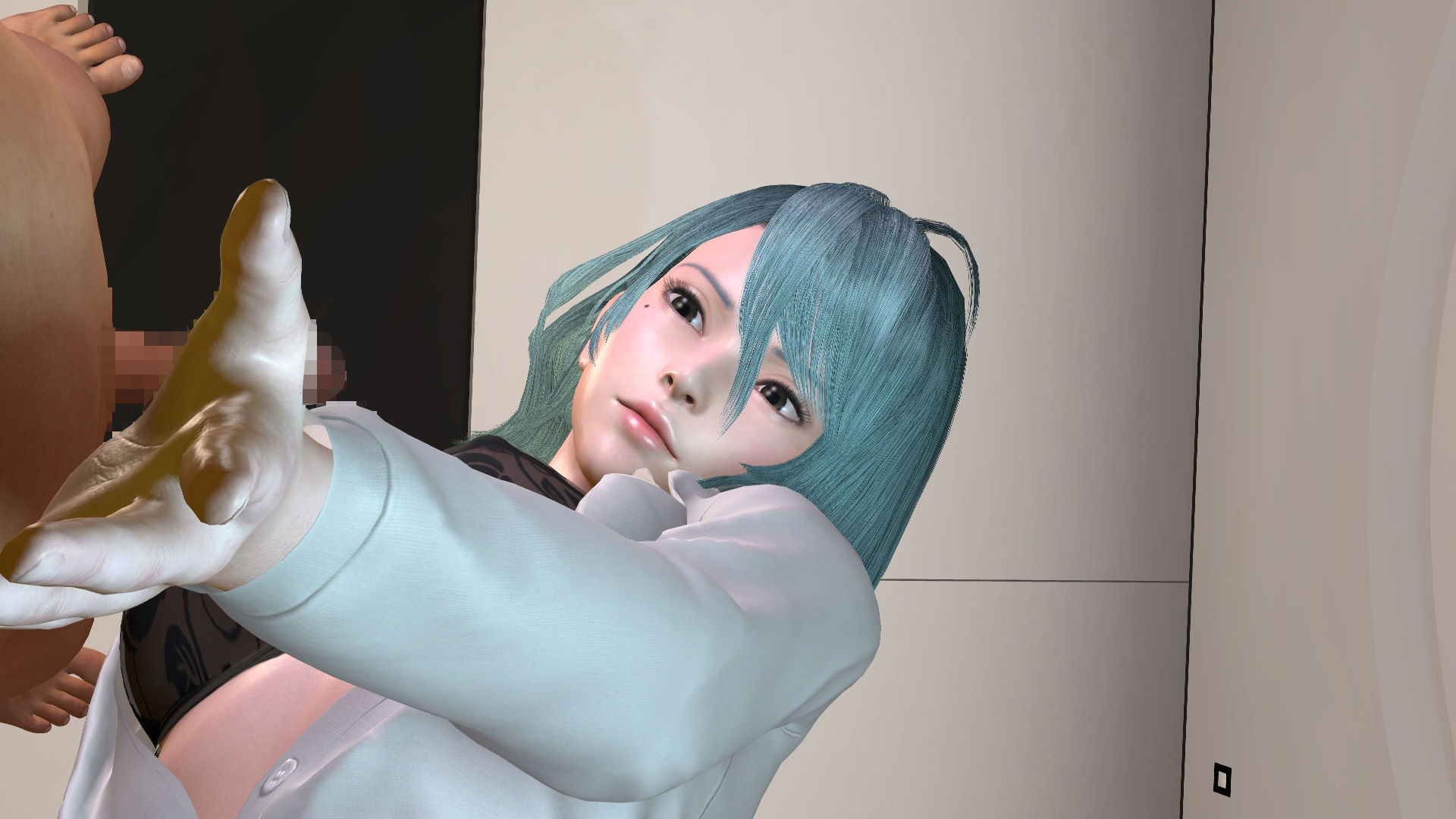 サンプル画像5:【スマホ対応・縦画面ver】服飾デザイナー時代のた○きとと出張先お泊りセックス （3D動画）(Celestial) [d_258714]