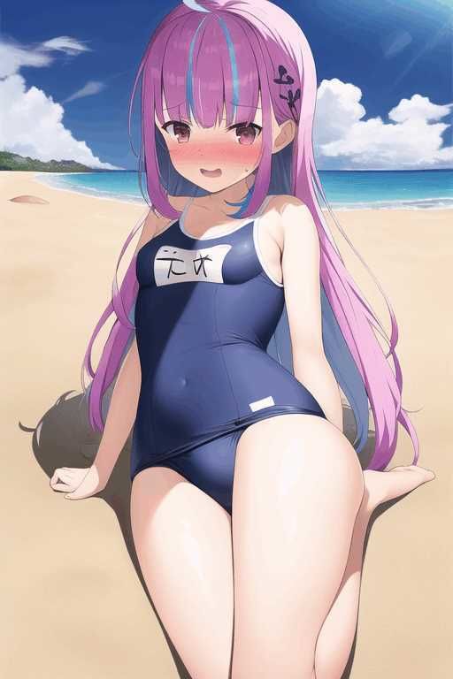 サンプル画像3:湊あ◯あと南のビーチで二人きりの1日秘密のデート(カナリヤ工房) [d_258733]