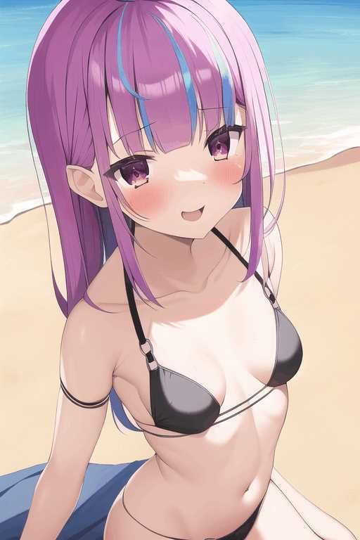 サンプル画像4:湊あ◯あと南のビーチで二人きりの1日秘密のデート(カナリヤ工房) [d_258733]