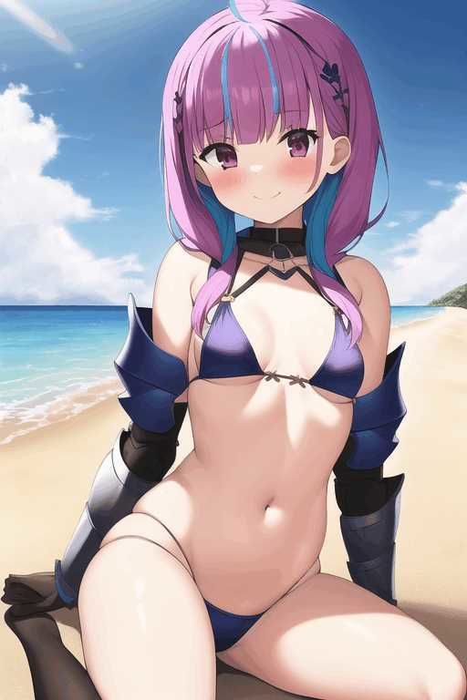 サンプル画像6:湊あ◯あと南のビーチで二人きりの1日秘密のデート(カナリヤ工房) [d_258733]