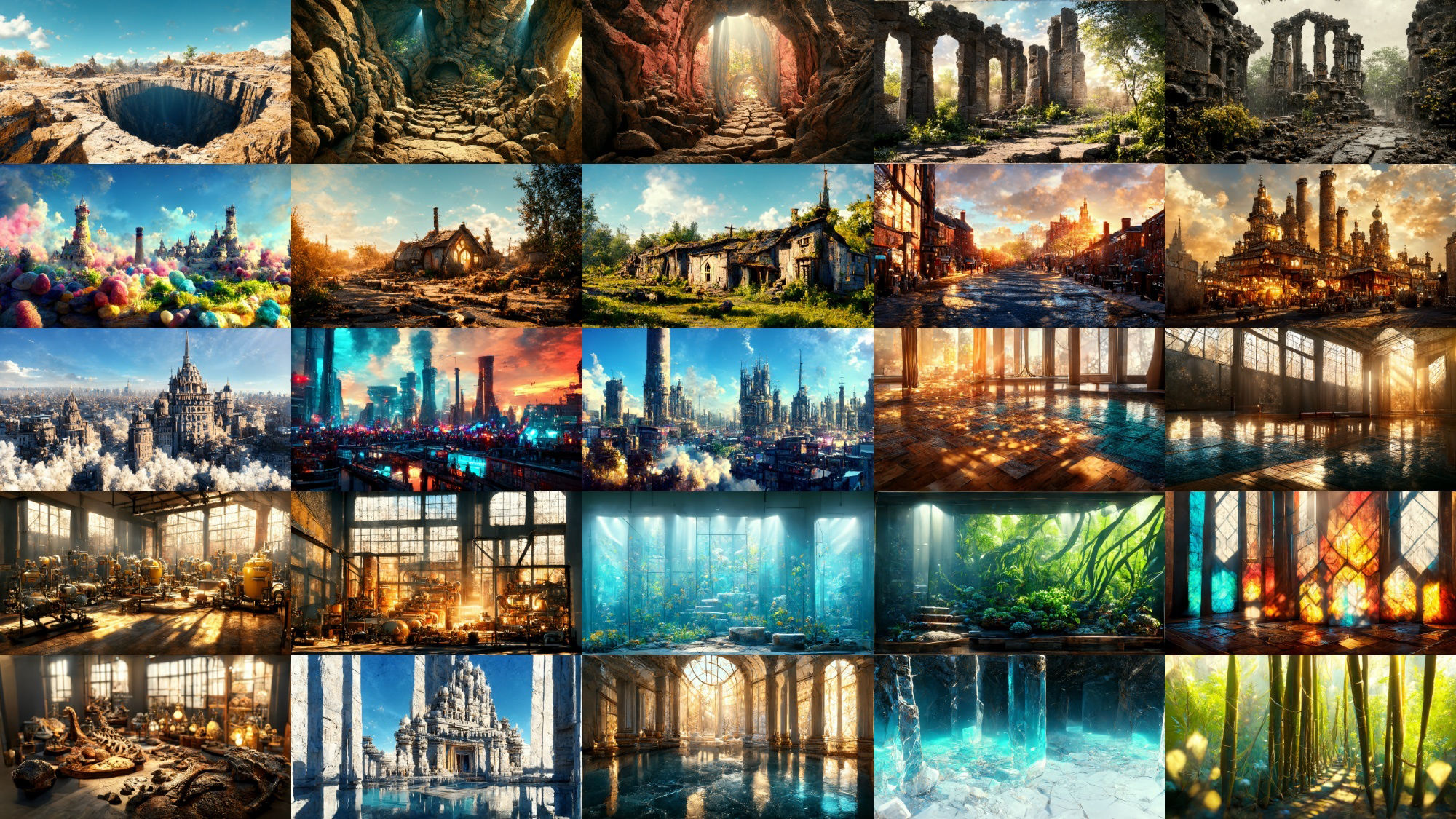 サンプル画像2:【ファンタジー系リアル調】著作権フリーの高解像度背景（画像100枚）(Game Material Store) [d_258968]