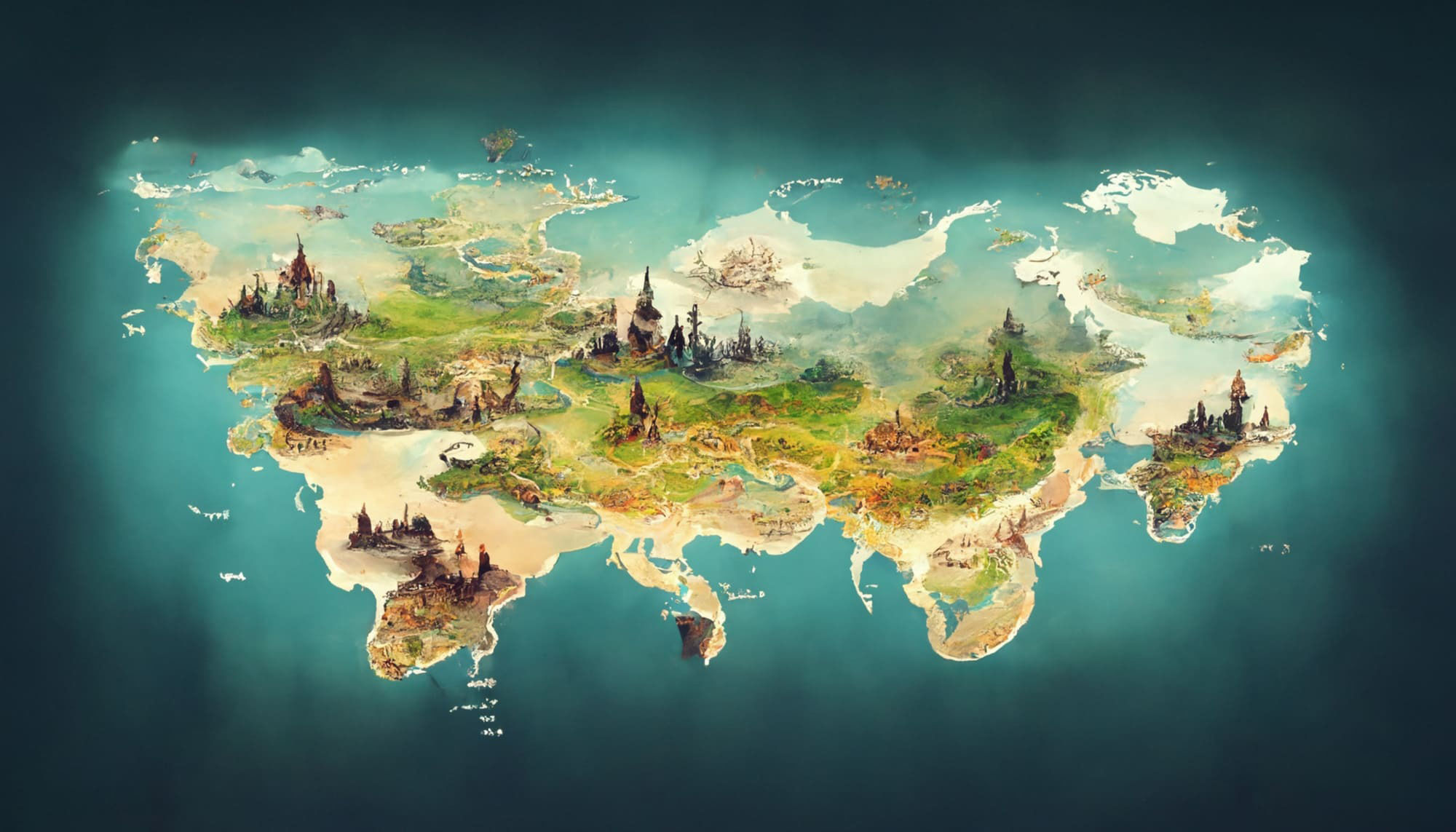 サンプル画像5:【色々な地図】著作権フリーの高解像度イラスト素材（画像100枚）(Game Material Store) [d_258981]