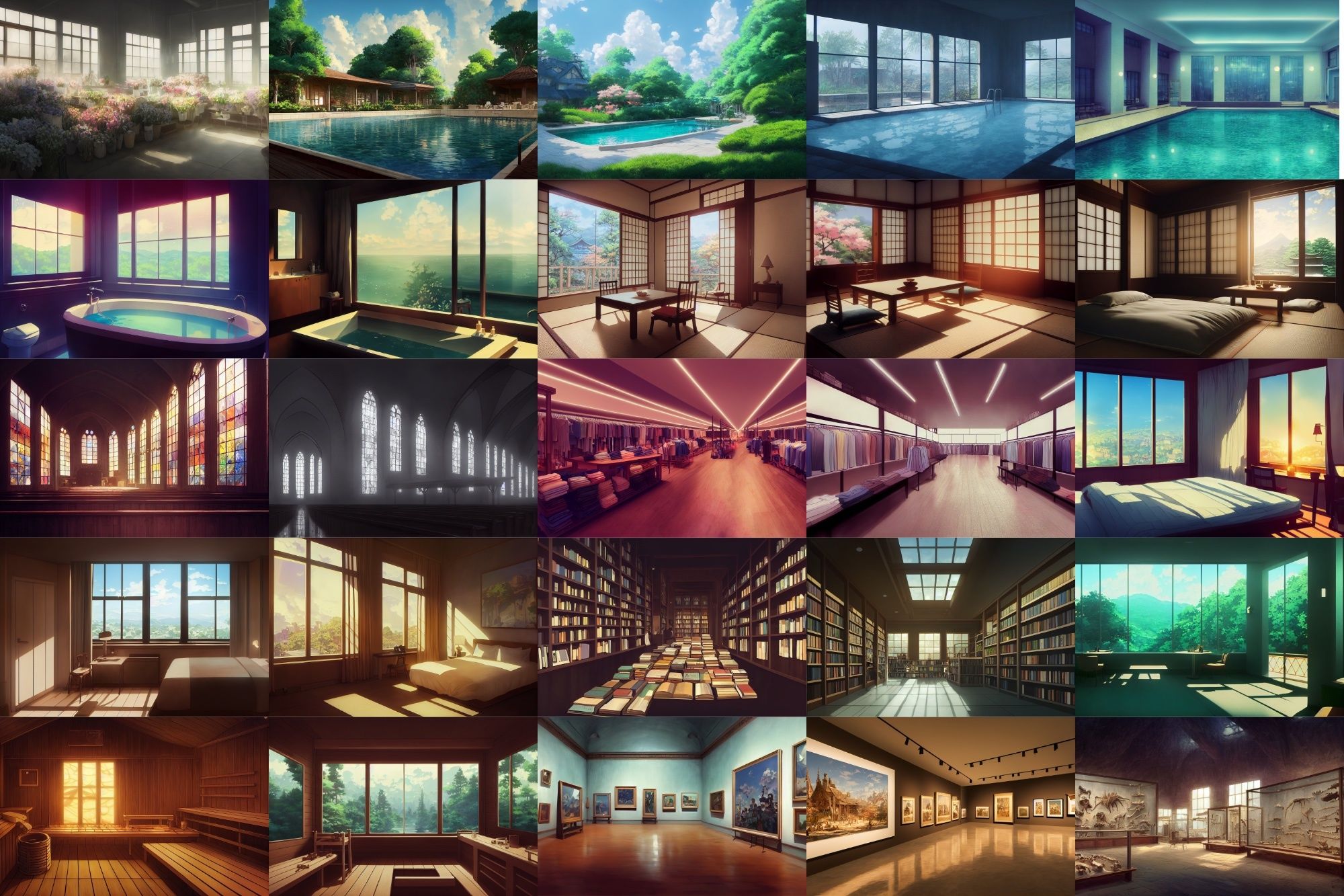 サンプル画像3:【現代系イラスト調】著作権フリーの高解像度背景（画像100枚）(Game Material Store) [d_259073]