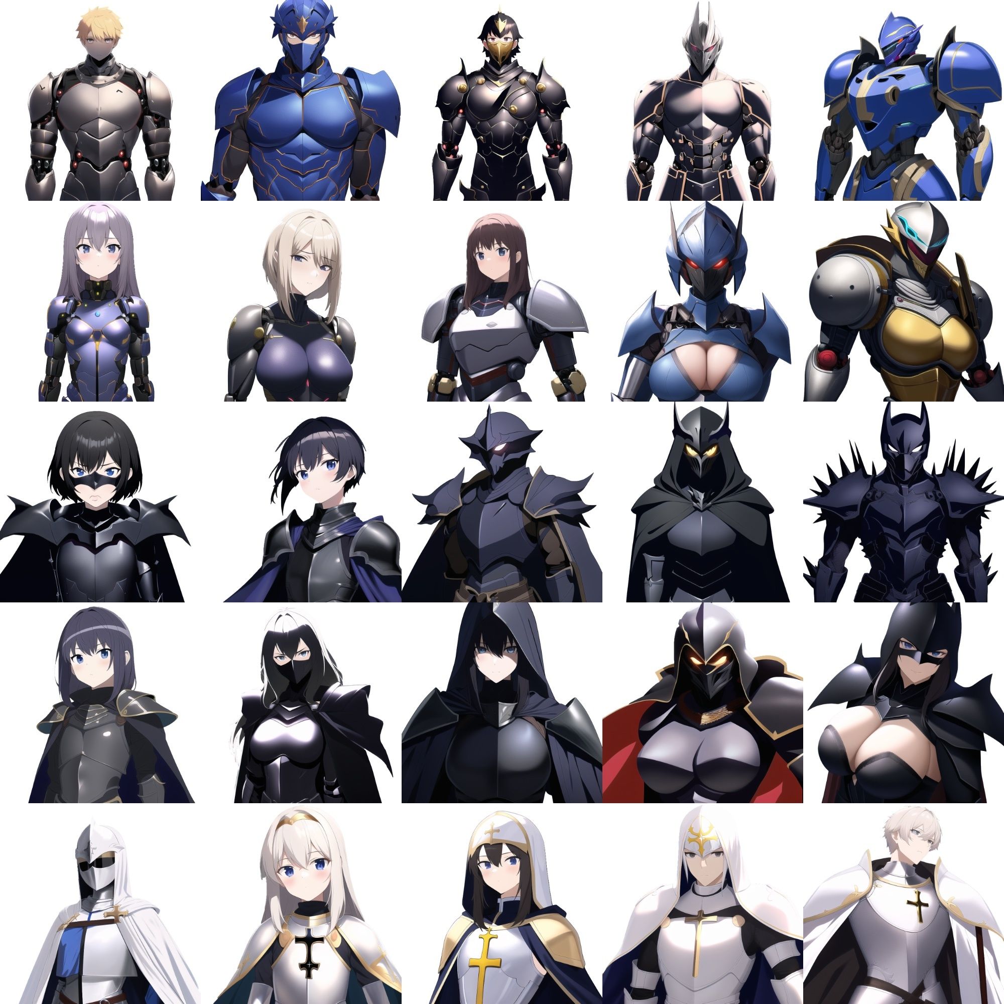 サンプル画像4:【職業別キャラクター立ち絵4】著作権フリーの高解像度画像素材（100枚）(Game Material Store) [d_259098]