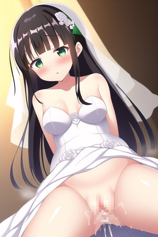 サンプル画像3:ご〇文はうさぎですか？CG集 千夜（ウェディングドレス） R-18あり(メンダコ) [d_259100]