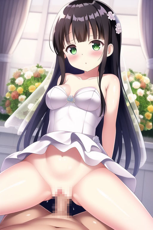 サンプル画像6:ご〇文はうさぎですか？CG集 千夜（ウェディングドレス） R-18あり(メンダコ) [d_259100]