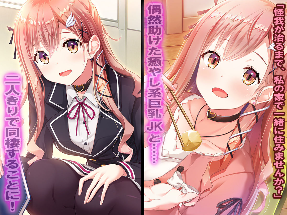 サンプル画像1:【CG集】元社畜のオレが美少女JKに拾われて甘々癒されエロ同棲生活（音声あり）(ももいろなでしこ) [d_259139]