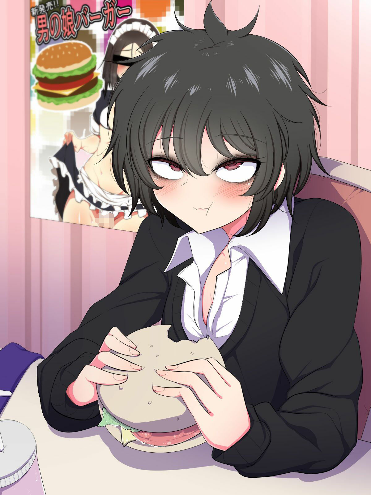 サンプル画像1:クソ生意気なパパ活っ子♂を催淫アプリで発情させて調教してみた(アカガイ) [d_259165]