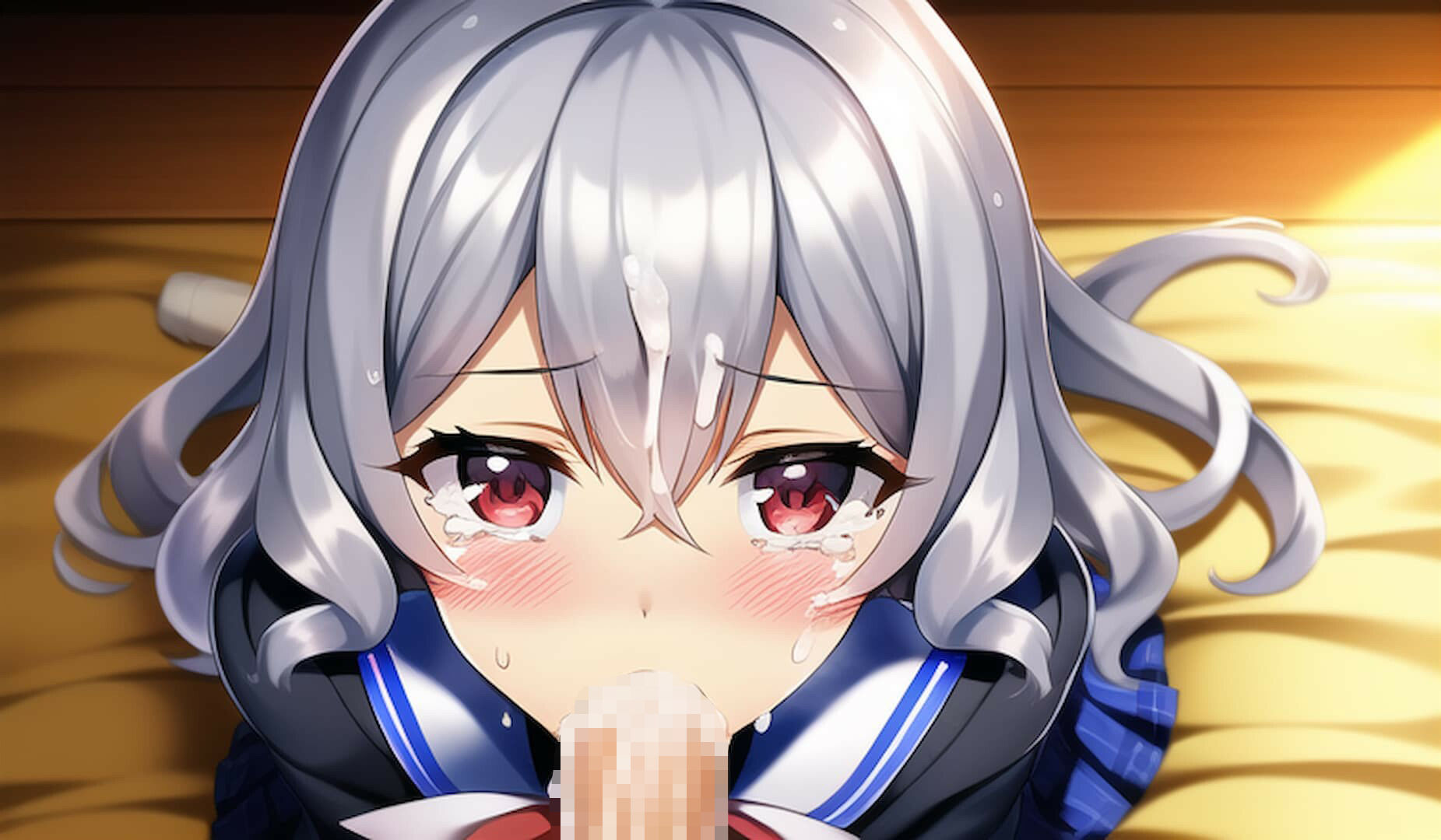 サンプル画像1:主観×フェラ×涙目【CG集100枚】(水底の向こう側) [d_259208]