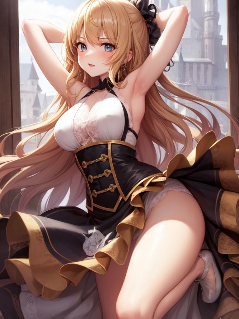 サンプル画像1:金髪お姫様のちょっとエッチなCG集(ぽりっしゅ本舗) [d_259575]