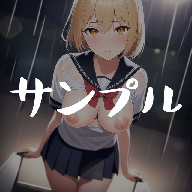 サンプル画像1:金髪エロ女子校生(サンフィッシュ) [d_259630]