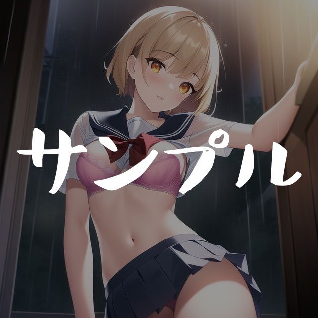 サンプル画像4:金髪エロ女子校生(サンフィッシュ) [d_259630]