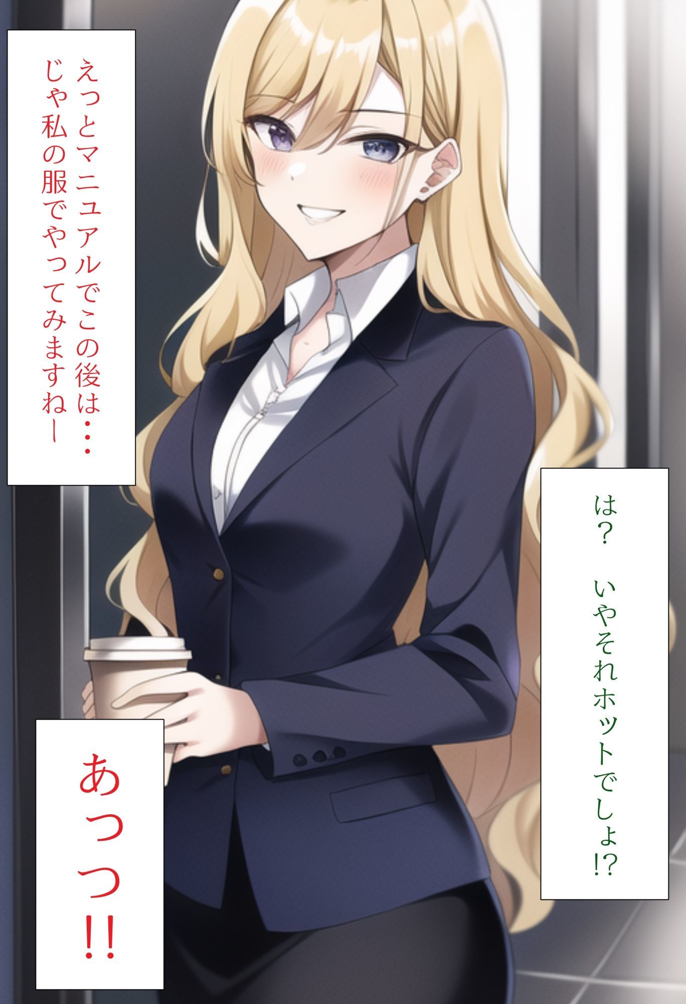 サンプル画像5:［AI生成イラストCG集］全裸散歩することになった飛び込みセールスお姉さんCG集(しそ) [d_259750]