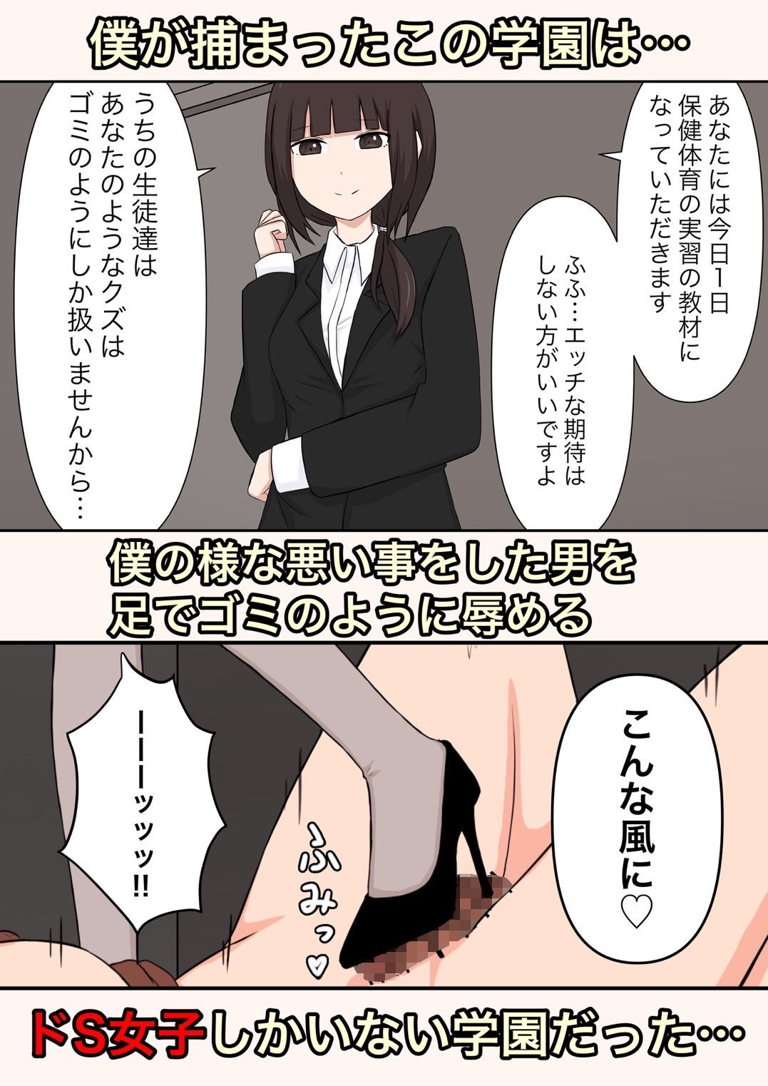 サンプル画像3:由緒正しい女学院の秘密の保健体育(顔印象零) [d_260022]