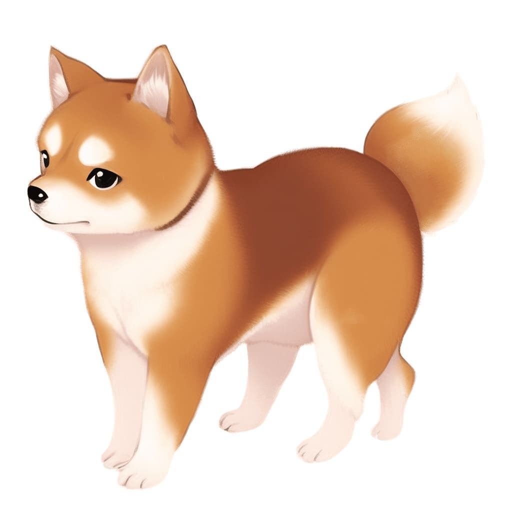 サンプル画像5:【犬20種類×5】著作権フリーの高解像度イラスト素材（画像100枚）(Game Material Store) [d_260068]