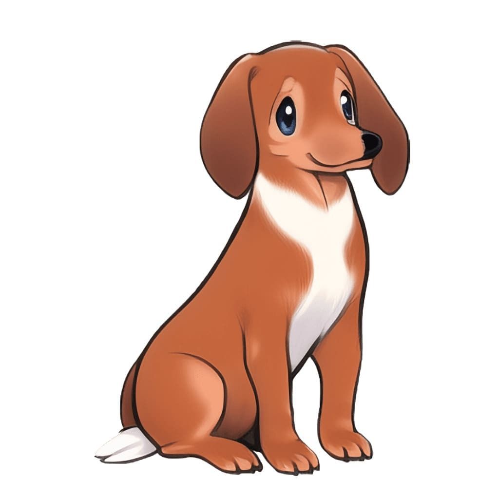 サンプル画像6:【犬20種類×5】著作権フリーの高解像度イラスト素材（画像100枚）(Game Material Store) [d_260068]