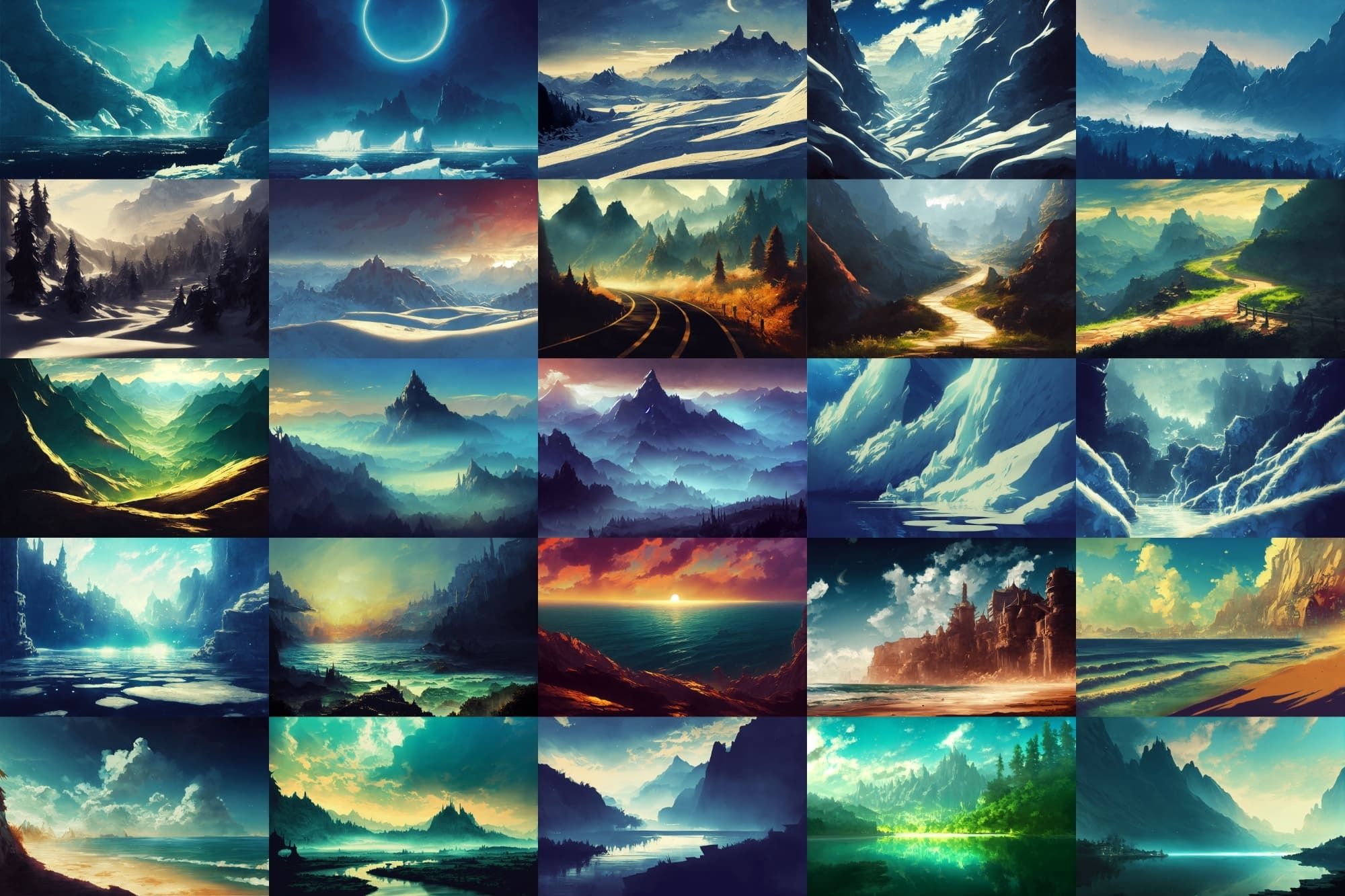 サンプル画像2:【草原や森や川などの自然系背景】著作権フリーの高解像度画像（100枚）(Game Material Store) [d_260076]