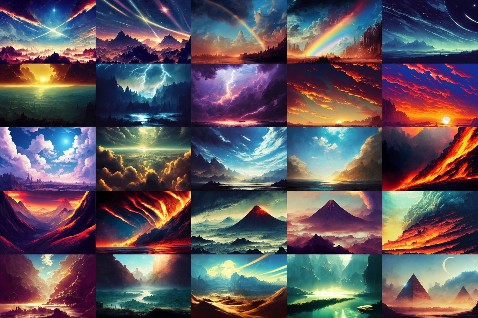 サンプル画像4:【草原や森や川などの自然系背景】著作権フリーの高解像度画像（100枚）(Game Material Store) [d_260076]