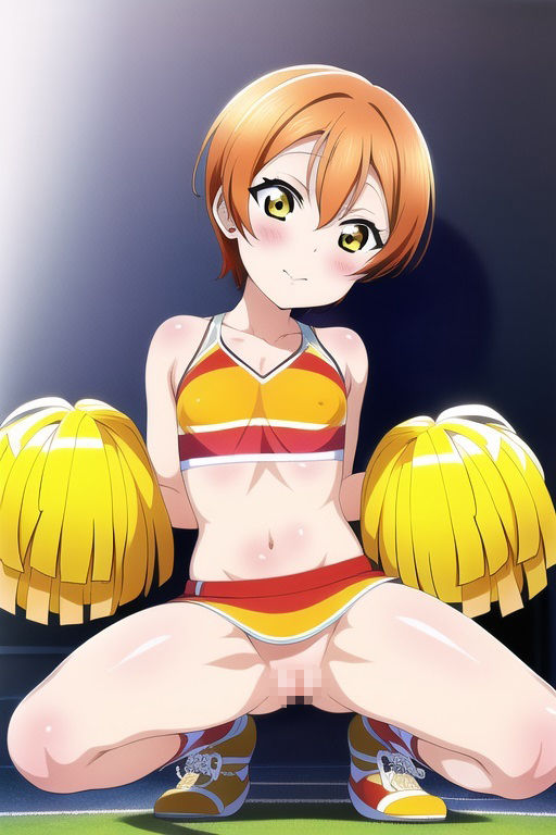 サンプル画像5:ラ○ライブ！CG集 星○凛（チア） R-18あり(メンダコ) [d_260270]