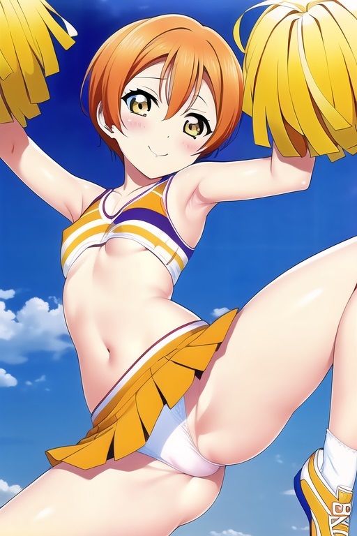 サンプル画像6:ラ○ライブ！CG集 星○凛（チア） R-18あり(メンダコ) [d_260270]