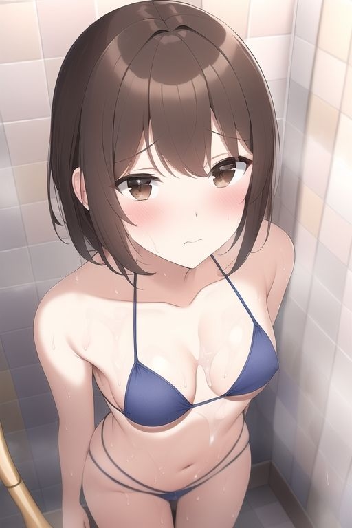 サンプル画像1:アイドル級茶髪美女、えちえち着衣シャワー集(白雪くるみ) [d_260292]