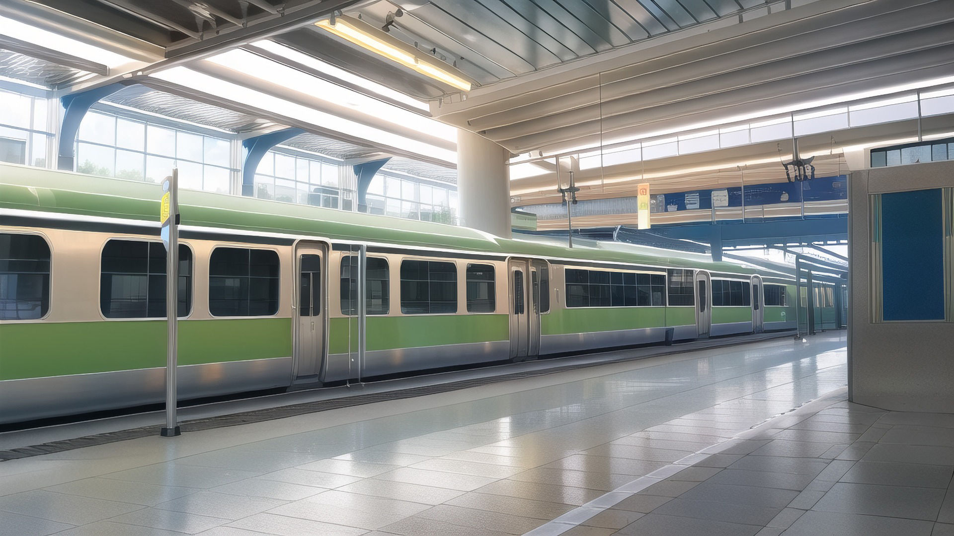 サンプル画像6:【アニメ調の街系背景】著作権フリーの高解像度画像（100枚）(Game Material Store) [d_260509]