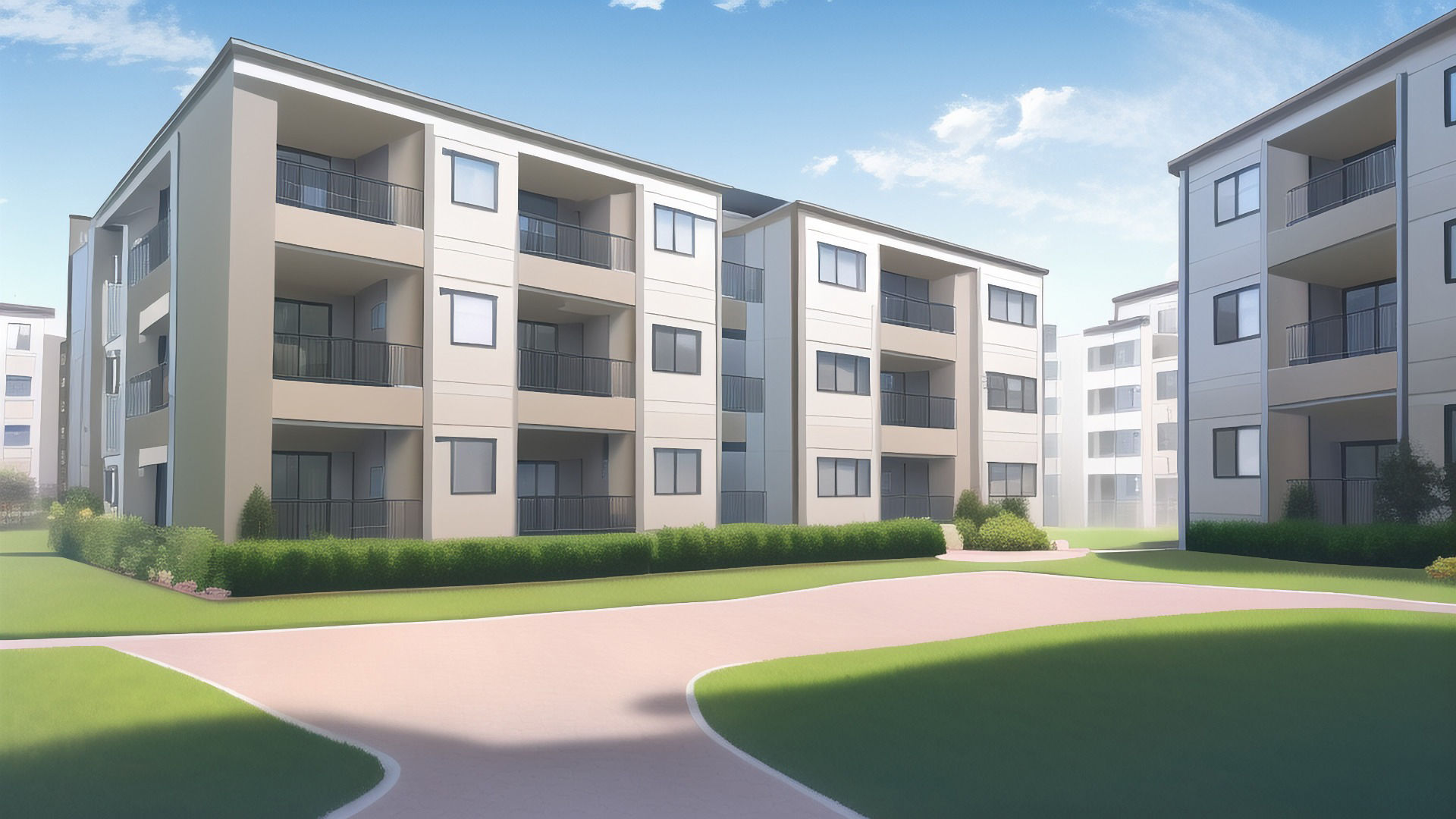 【アニメ調の家や室内系背景】著作権フリーの高解像度画像(100枚)のサンプル画像 6
