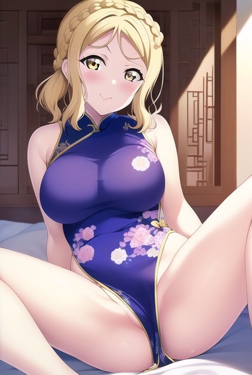 サンプル画像6:ラ○ライブ！サンシャイン！！CG集 小○鞠莉（チャイナ服） R-18あり(メンダコ) [d_260532]