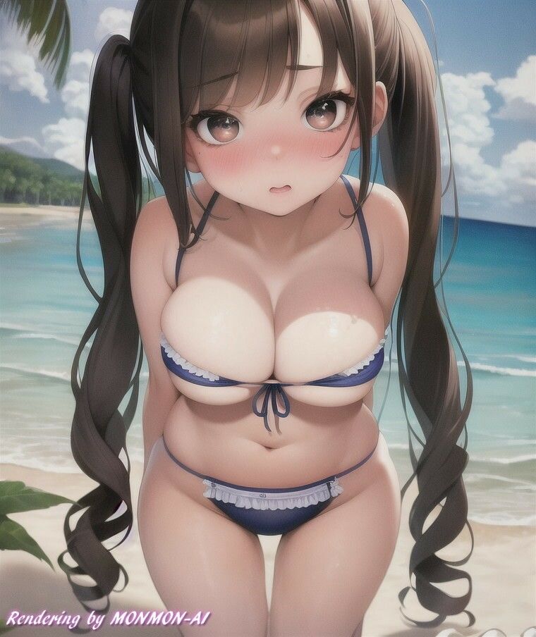 サンプル画像1:ツインテール水着写真集(monmon) [d_260549]