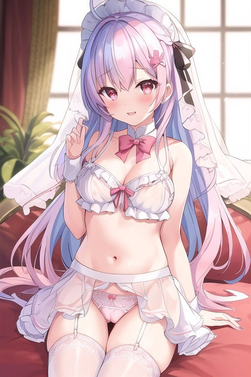 サンプル画像4:（基本CG50枚）下着が可愛くてムラムラする微エロな女の子CGイラスト集(AKIBA-TRY) [d_260701]