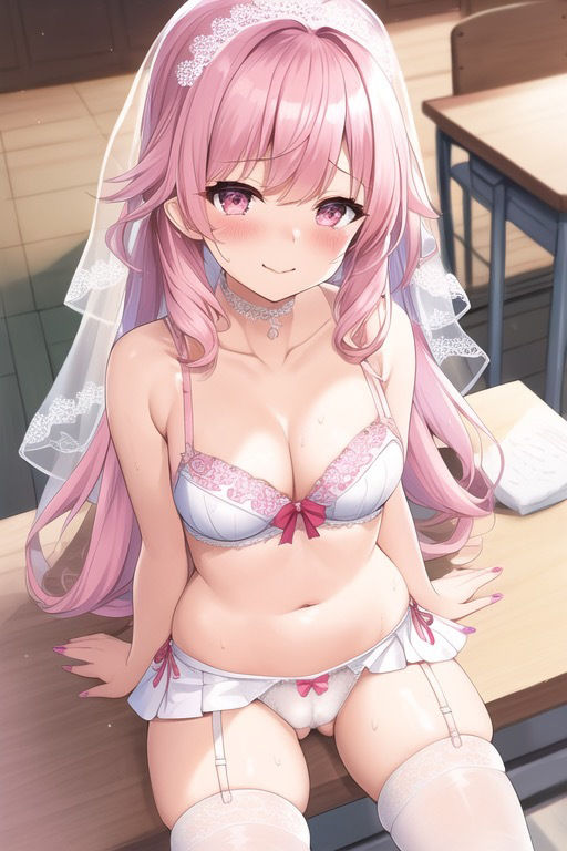 （基本CG50枚）下着が可愛くてムラムラする微エロな女の子CGイラスト集