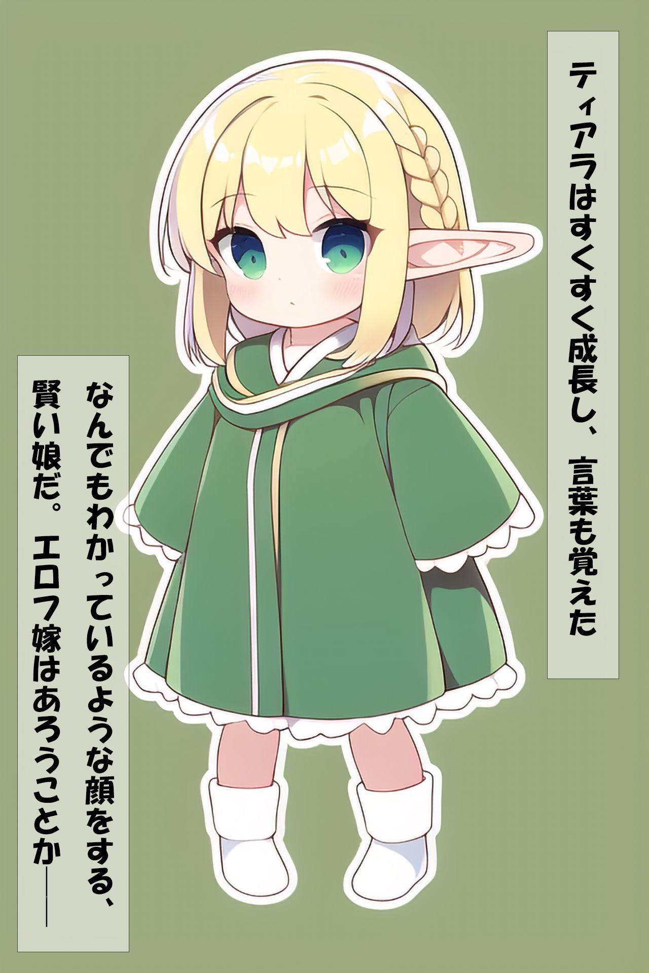 サンプル画像3:記憶喪失の俺がエロフを手籠にしたと思ったら娘と近●相姦でアレレだったんだが（セリフ付CG60枚＋おまけ11枚）(旅猫。) [d_260797]