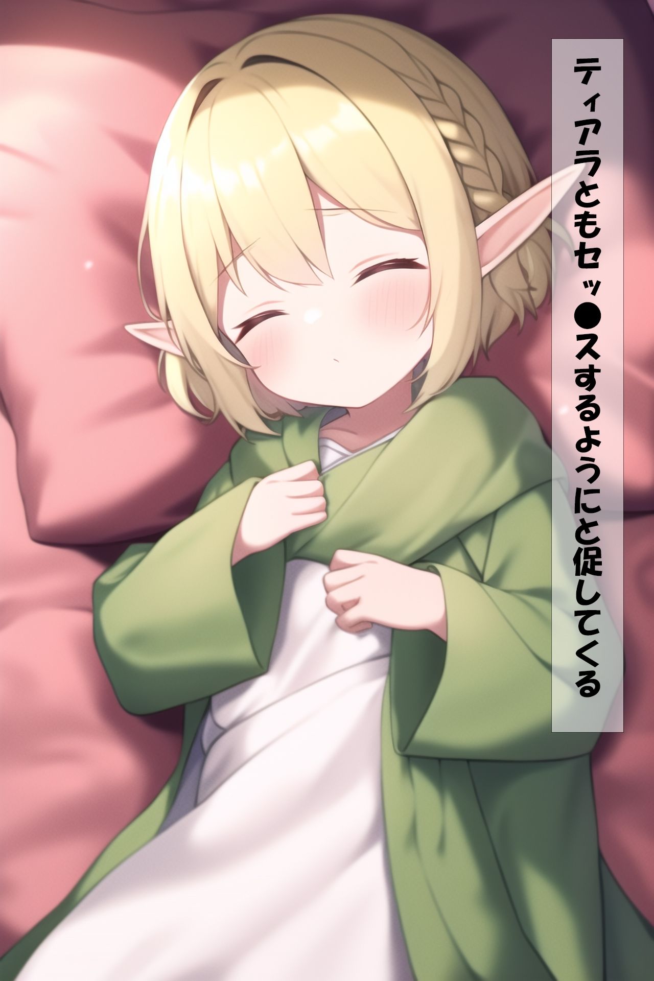 サンプル画像4:記憶喪失の俺がエロフを手籠にしたと思ったら娘と近●相姦でアレレだったんだが（セリフ付CG60枚＋おまけ11枚）(旅猫。) [d_260797]