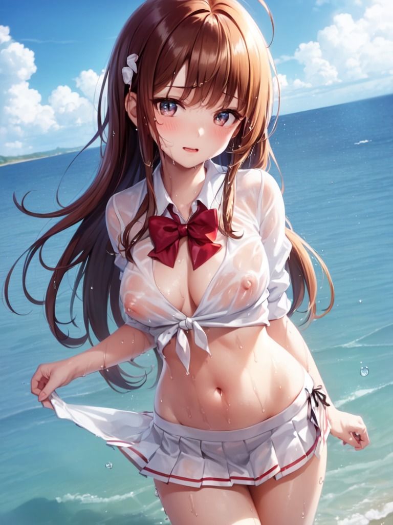 サンプル画像2:びしょ濡れ少女たち(ぽりっしゅ本舗) [d_260805]