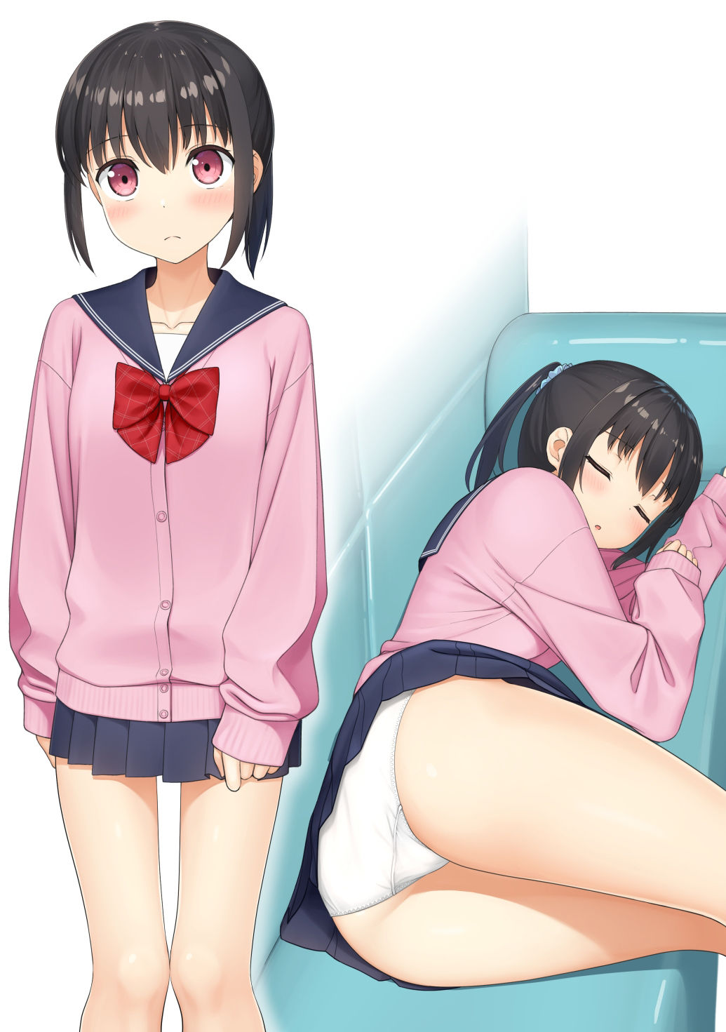 サンプル画像4:あの子のサンカク2(夏の月) [d_260808]