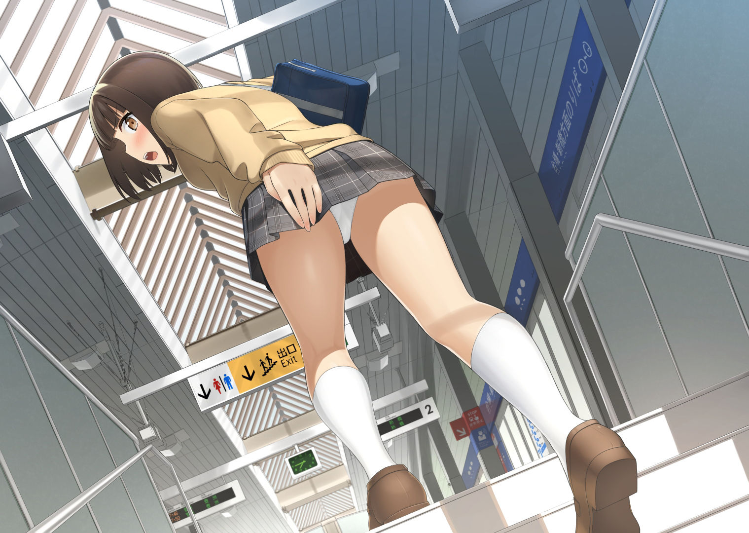 サンプル画像2:あの子のサンカク3(夏の月) [d_260809]