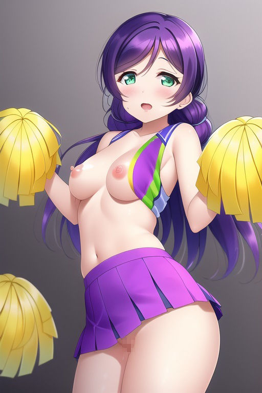 サンプル画像5:ラ○ライブ！CG集 東〇希（チア） R-18あり(メンダコ) [d_260819]