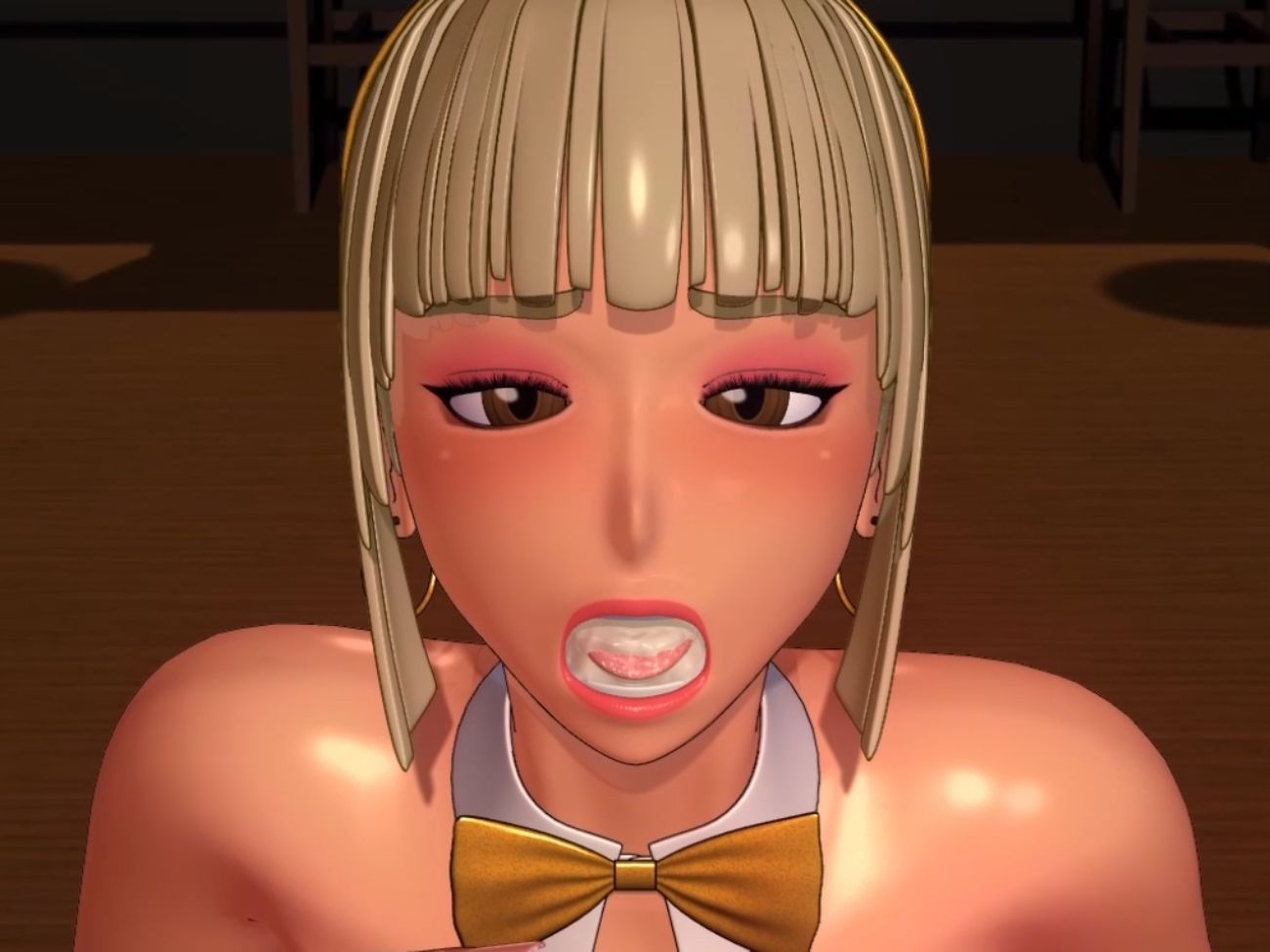 褐色ギャルバニーさんに嫌がられながらフェラチオしてもらいたいの画像7