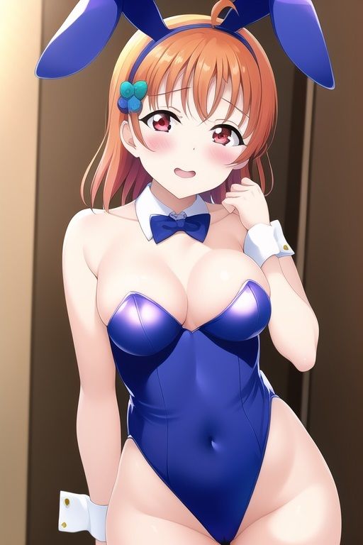 サンプル画像4:ラ○ライブ！サンシャイン！！CG集 高○千歌（バニーガール） R-18あり(メンダコ) [d_260928]