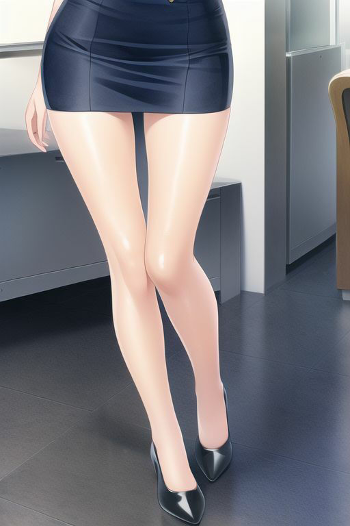 サンプル画像3:ミニタイトOL美脚盗撮写真集〜働く女の美しい脚は疲れた男たちのオカズにされる〜(イラスト大賢者) [d_261010]