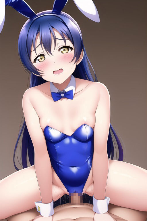 サンプル画像5:ラ○ライブ！CG集 園〇海未（バニーガール） R-18あり(メンダコ) [d_261168]