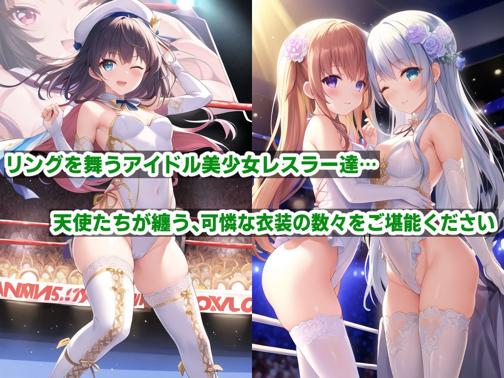 サンプル画像2:AIアイドル美少女プロレスラーCG集 Vol.3(mugi) [d_261394]