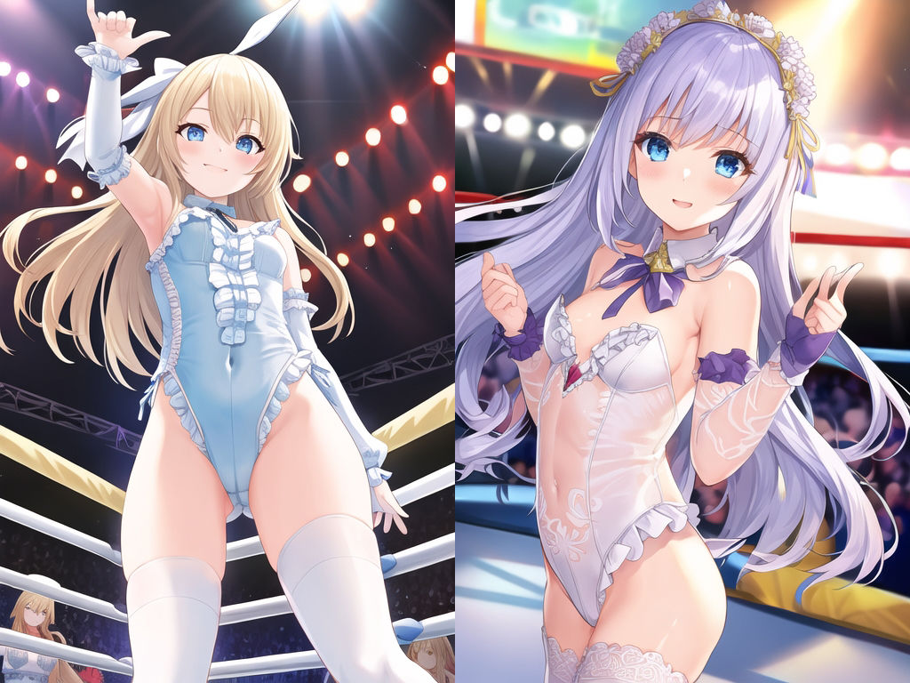 サンプル画像6:AIアイドル美少女プロレスラーCG集 Vol.3(mugi) [d_261394]