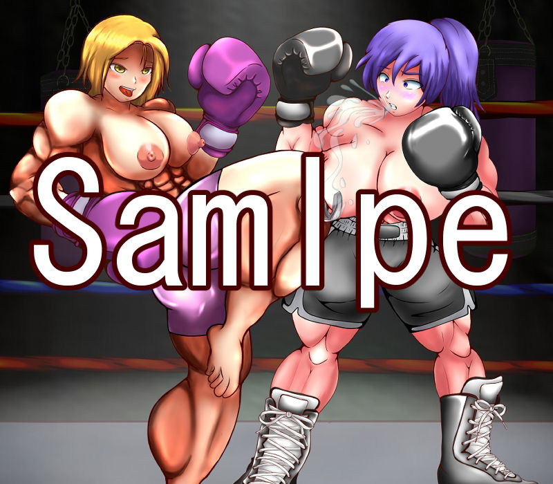 サンプル画像3:地下女子ボクサートレーニング01（イラスト集）(塩こしょう) [d_261442]