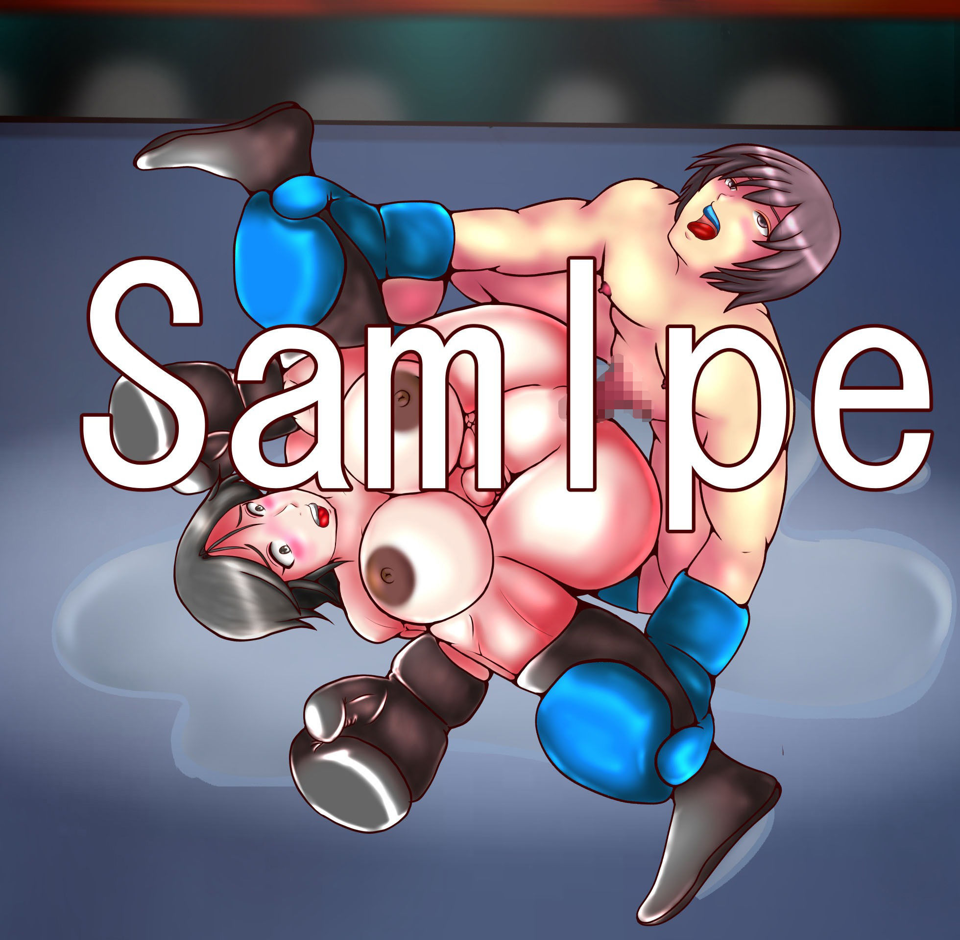 サンプル画像1:地下エロボクシング01（イラスト集）(塩こしょう) [d_261449]